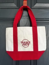 Trader Joe's Mini Canvas Tote Bag