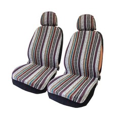 Car Seat Cover Car Truck SUV Universal Western Front Seat Protector for Dog Gray