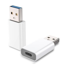 USB to USB Adapter 2 Pack, USB to USB Adapter, USB to Adapter for iPhone 17/1...