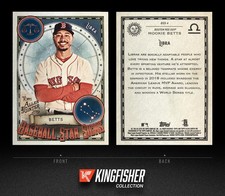 Mookie Betts 2019 Topps Allen & Ginter Baseball Star Signs #BSS-4 Boston Red Sox