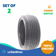 Set Of 2 Used 27535zr20 Goodyear Eagle F1 Asymmetric 3 Run Flat 98y - 6.532 Set Of 2 Used 27535zr20 Goodyear Eagle F1 Asymmetric 3 Run Flat 98y - 6.532