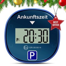 Parkscheibe Elektrisch mit Zulassung Digitale Parkscheibe Auto Parkuhr Blau DHL