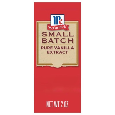 McCormick Vanilla Extract, Pure, Small Batch, No Corn 2 Fl Oz (Pack of 1)