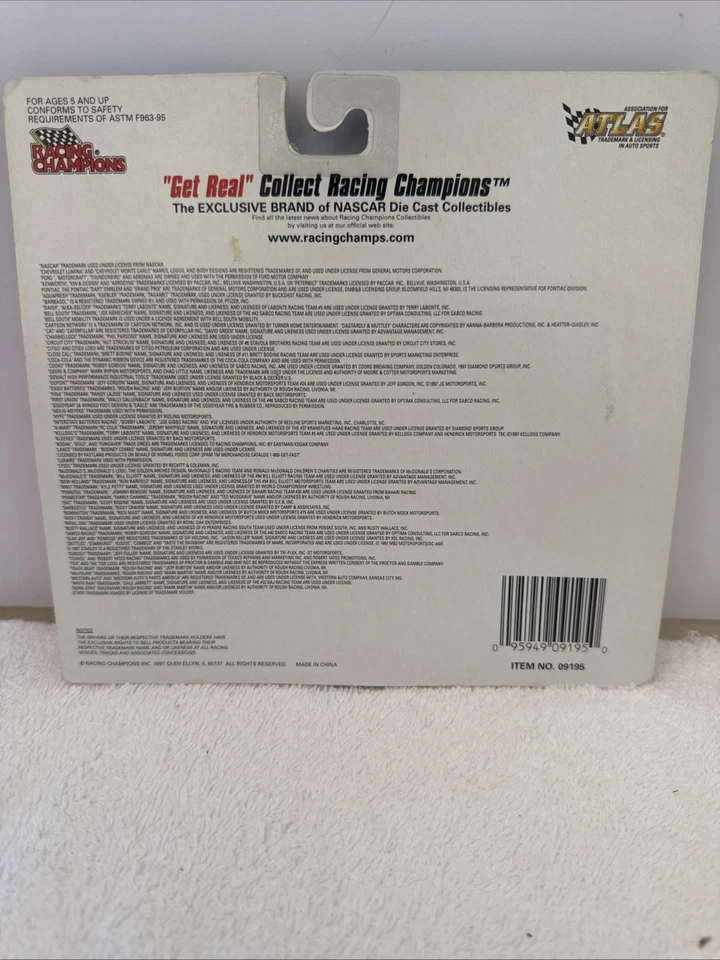 Racing Champions 1997 1/144 diecast NASCAR Jeff Gordon Foto 2 de 2