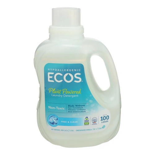Laundry Ecos Free & Clear Case of 4 X 100 Oz By Earth Friendly - 第 1/1 張圖片