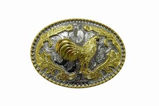 ROOSTER BELT BUCKLE WESTERN RODEO FASHION ANIMAL HORSE Hebillas Vaqueras
