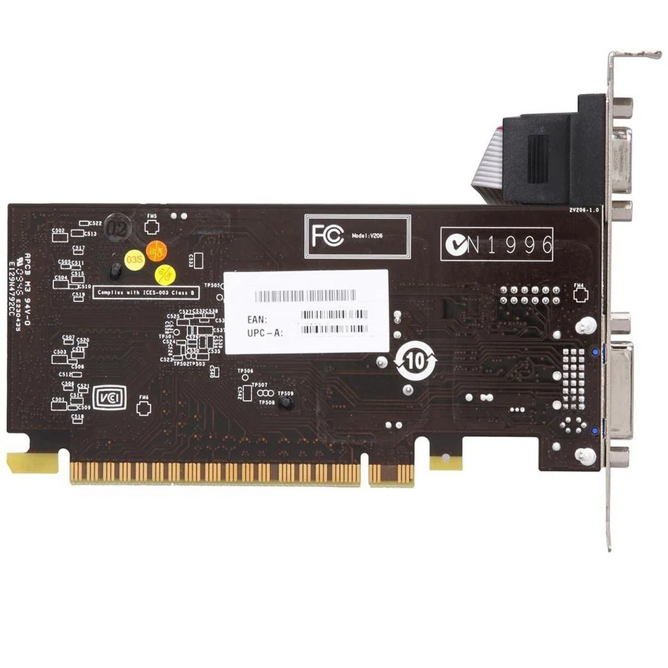 Video Card N8400GS-D512H 4719072143640 VGA DVI PCI Express Computer Assembled - Image 3 of 3