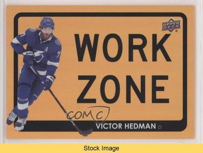 2021-22 Upper Deck Series 1 Work Zone Victor Hedman #WZ-40 READ 1a9z