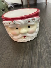 Pfaltzgraff Winterberry Santa Face Mug Holiday Christmas Coffee Cup Vintage