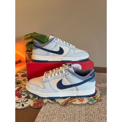 Size 12 - Nike Dunk Low Retro SE Summit White Blue Void Canvas IB6752 101