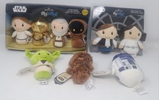 Star Wars Hallmark Itty Bittys Lot of 9 Luke C3P0 R2D2 Han Leia Chewy Yoda NWT