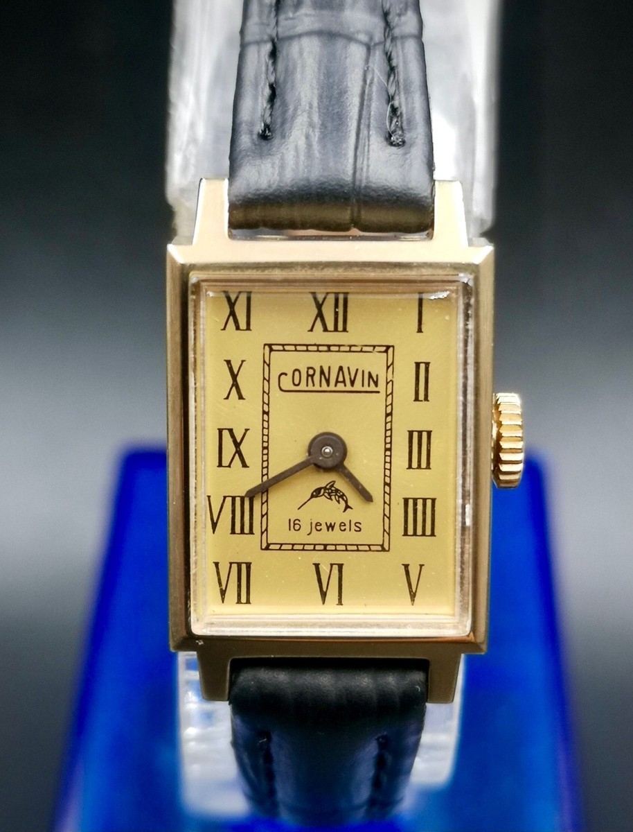 Vintage CORNAVIN 16 Jewels 22k Electroplated Hand-Winding lady