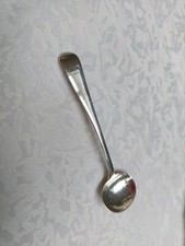 Seltener antiker L&ouml;ffel mit Fledermaus, 925 Sterling Silber, London 1821 Jhd.