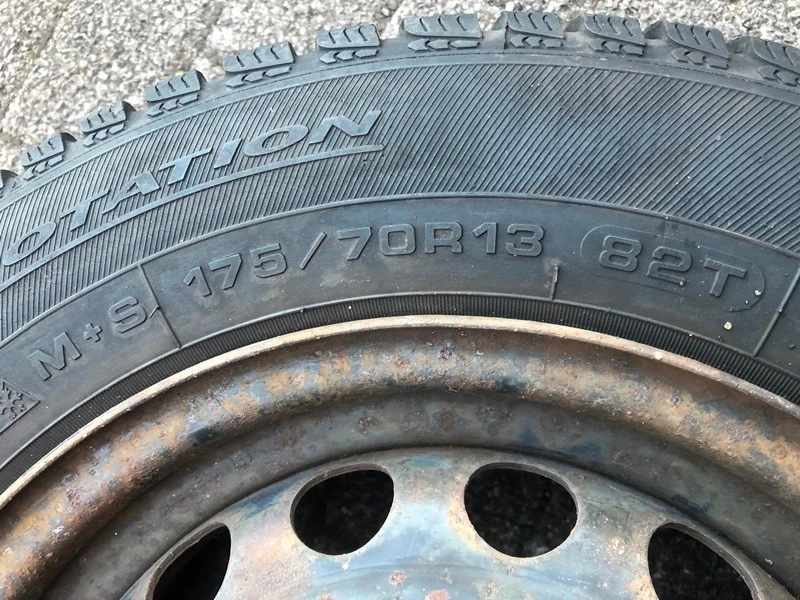 1xkomplette Reserverad Ersatzrad+Felge 175/70R13 82T für Opel Astra,Corsa,Vauxha - Bild 3 von 4