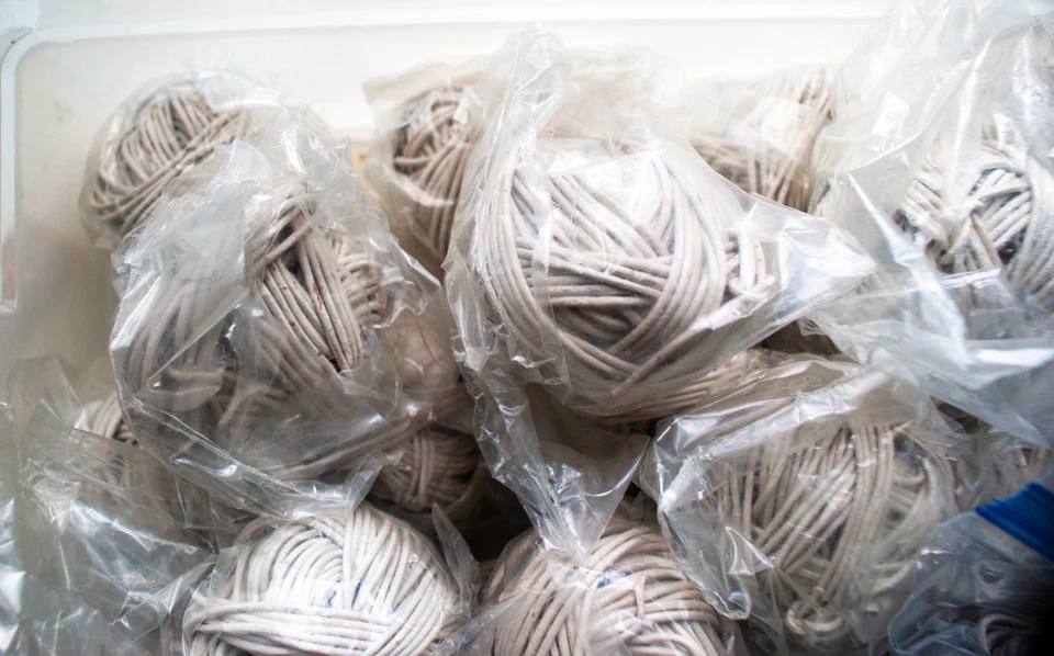 Шнурок шнурок шнурок 2 мм натуральная круглая кожа рулоны 22–25 ярдов - Изображение 3 из 4