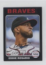 2024 Heritage Mini Black Border /50 Eddie Rosario (White Above Card Number) 16we