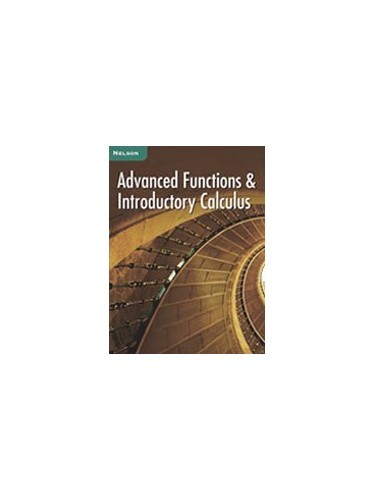 Advance Functions Introductory Calculus - Hardcover - GOOD | eBay