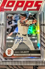 2026 Topps - Flagship Collection Chrome auto #69 Drew Gilbert, SF Giants /25