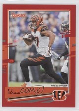 2020 Panini Donruss Press Proof Red CJ Uzomah #64 0c6