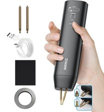 Battery Spot Welder, 11 Gear Adjustable Double-ended Replaceable Pen Tip Spot...