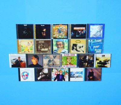 ELTON JOHN 21 CD LOT--TUMBLEWEED, GOODBYE YELLOW BRICK, DIRTY COWBOY, HONKY