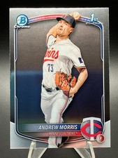 2025 Bowman Chrome Andrew Morris 1st Prospect Rookie Card # BCP-90 Twins