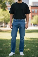 Men's 5-Pocket Rivet Supply Co. Denim Relaxed Jeans - 32W x 30L NEW 100% Cotton