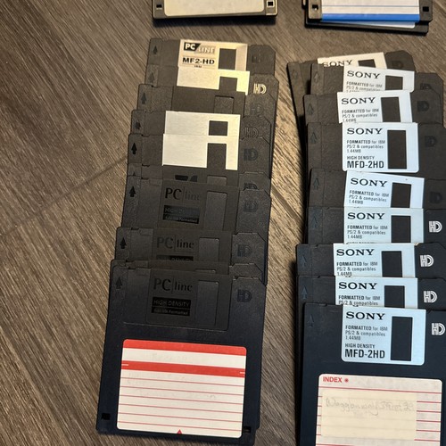 60 x 1.44Mb Floppy Disks - Vintage Computer Floppies Job Lot SONY TDK Verbatim - Afbeelding 5 van 5
