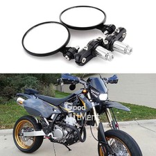 7/8" Foldable Motorcycle Handle Bar End Rearview Side Mirrors For Suzuki DRZ400
