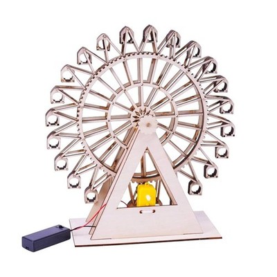 Holz drehbares Rad zum Selbermachen für Kinder ab 812 16 Technik Kit Zum Selbermachen