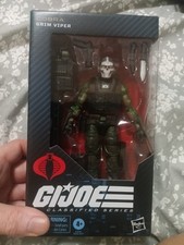 G.I. Joe Classified Series  176 Cobra Grim Viper 6 Inch Action Figure In Hand