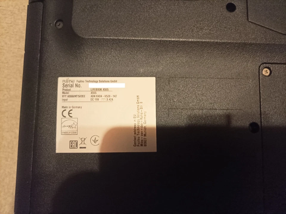 Fujitsu Lifebook Notebook A555 Intel Core i5 2,2 Ghz, 4GB RAM 128 GB SSD, Win 11 - Bild 4 von 4