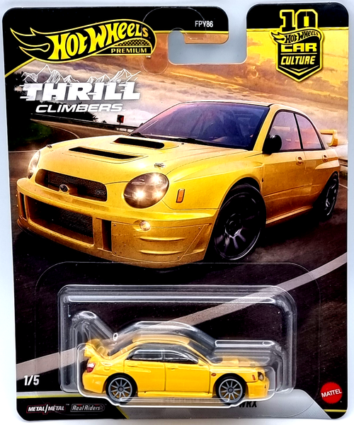 Hot Wheels Car Premium Metal Car / Auto Culture Thrill Climbers Subaru Impreza-image
