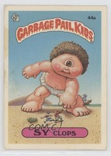 1985 Topps Garbage Pail Kids Series 2 Sy Clops (Jolted Joel Puzzle Back) 0c6