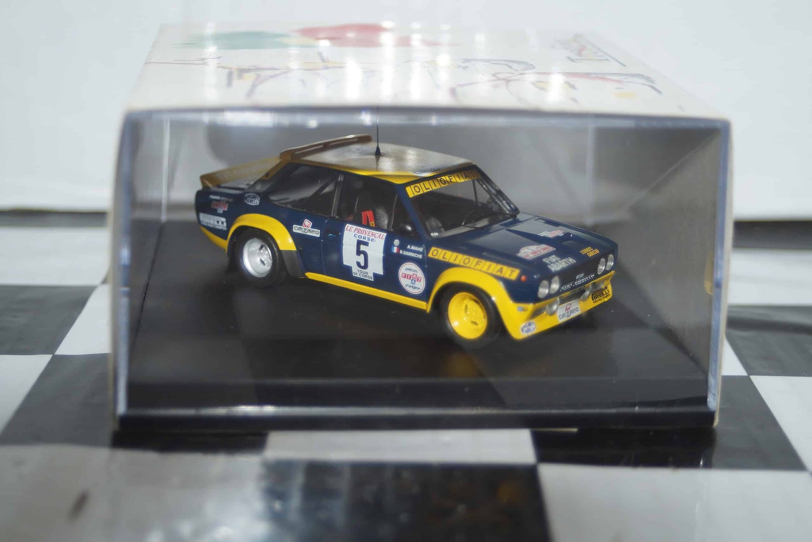 Trofeu Fiat Abarth 131 1st Tour de Course 1977 #5 B.Darniche ref 1405 1:43