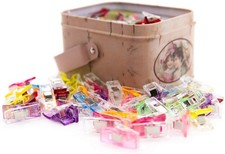 GDMINLO 100 Pack Multipurpose Sewing Clips for Quilting One Size, Assorted 