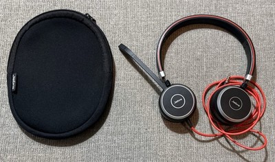 Jabra Evolve 40 Stereo UC Wired Headset USB/3.5mm HSC017 W/ Case - FREE SHIPPING