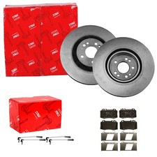 TRW BREMSSCHEIBEN 345mm + BELÄGE VORNE passend für MERCEDES W163 M-KLASSE ML