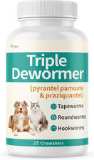 Dewormer for Dogs Cats, 7-Way Wormer for Tapeworms, Roundworms Hookworms, wi