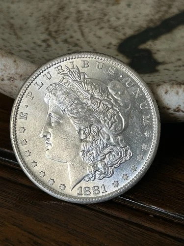 1881-S Morgan Silver Dollar Gem BU Semi-PL