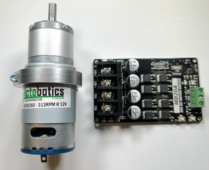 Actobotics 313 RPM Planetary Gear Motor, MD20A DC Motor Drive & Mount - 50% Off