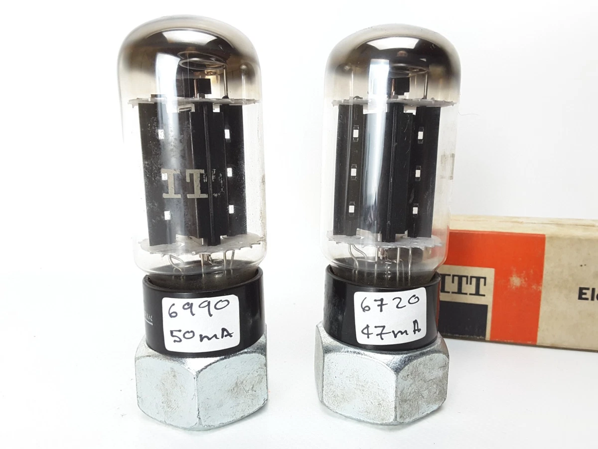 RARE Quad (4) Tubes Hitachi EL34 6CA7 NOS Japon - NEUF Dans Boîte D'origine, Testé