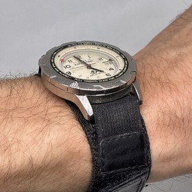 Vintage Timex Shenmue Expedition Ryo Watch Sega Dreamcast White - Runs, READ!