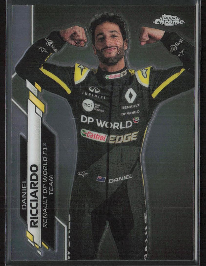 2020 Topps Chrome Formula 1 #9 Daniel Ricciardo Portrait Rookie Renault
