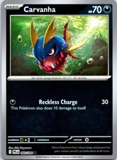 Carvanha 060/094 Common Phantasmal Flames Pokemon Reverse Holo NM