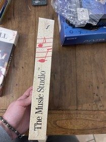 The Music Studio Amiga Pc Big Box IBM Commodore Sealed New Old School Gaming ITA