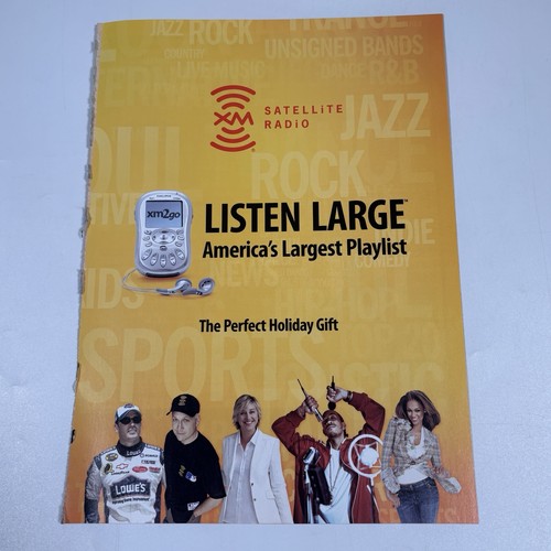 2004 XM Satellite Radio ad Coldplay Willie Nelson Snoop Dogg Ellen DeGeneres