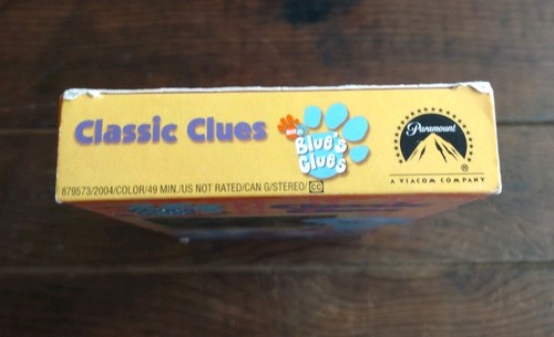 Blues Clues VHS Classic Clues Beginning Reading And Comprehension Imagination - Picture 5 of 8