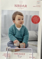Sirdar Snuggly Bunny Knitting Pattern 5307 Sweater 0-2 Years