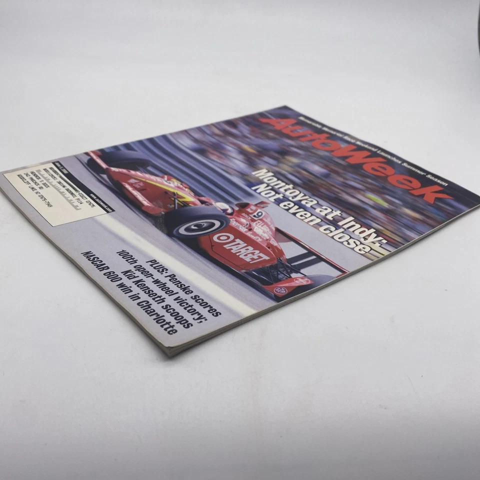 AutoWeek Magazine June 2000 Juan Pablo Montoya Indycar Indianapolis 500 - Image 3 of 4